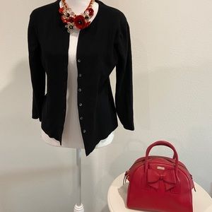 ❤️2 for 40 Ann Taylor medium black cardigan